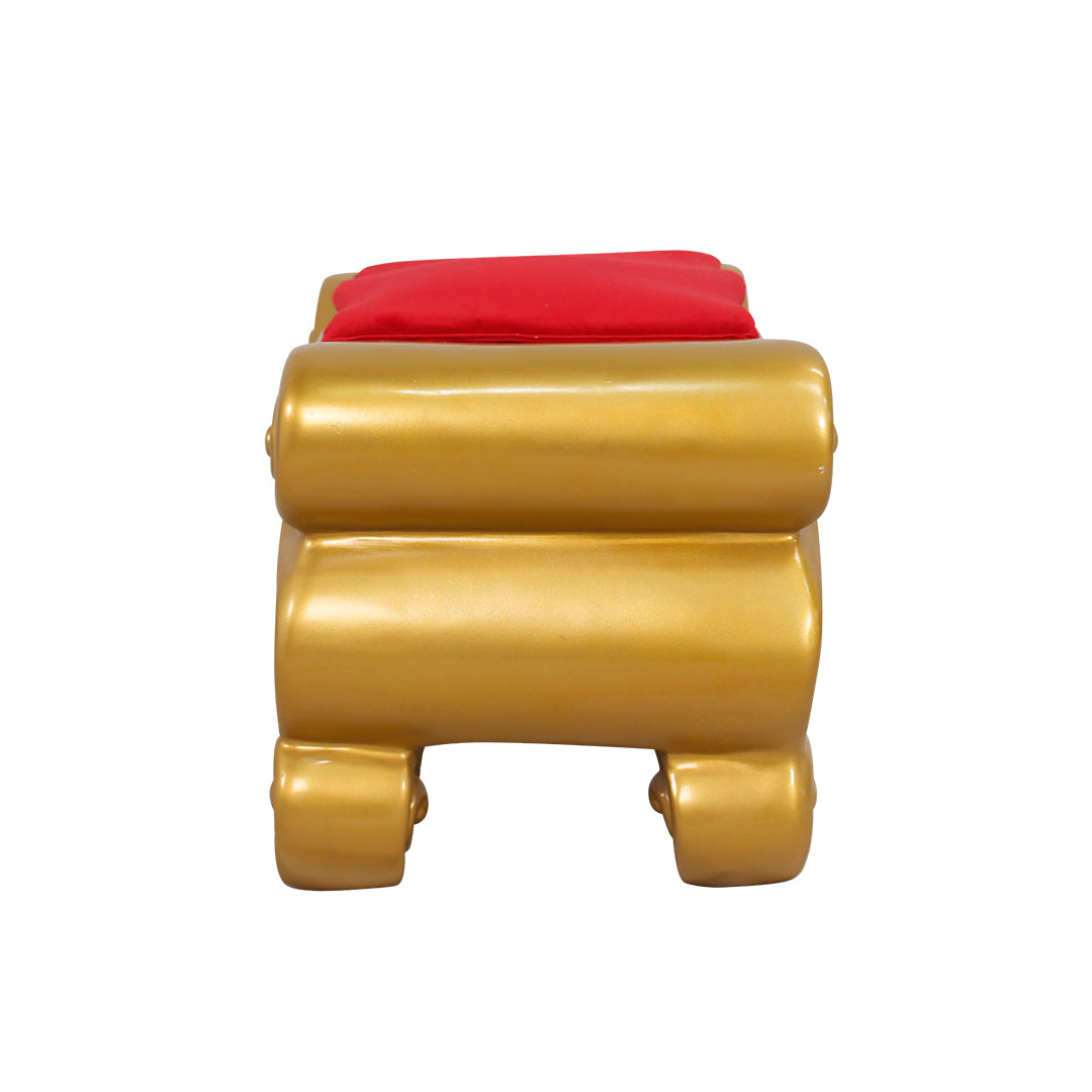 Santa Footrest (Gold/Red)