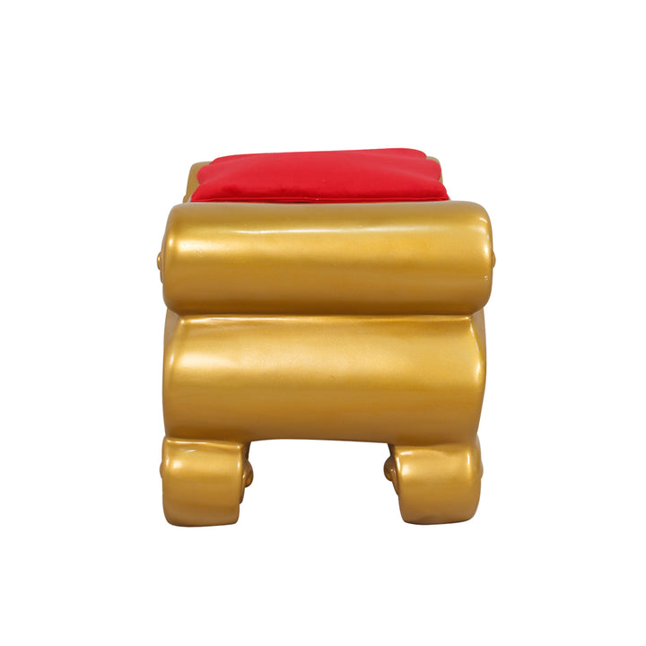 Santa Footrest (Gold/Red)