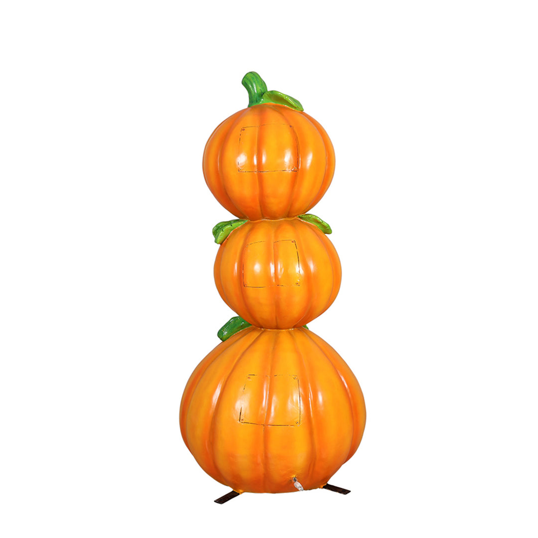 Silly Pumpkin Stack for Unique Halloween Decor