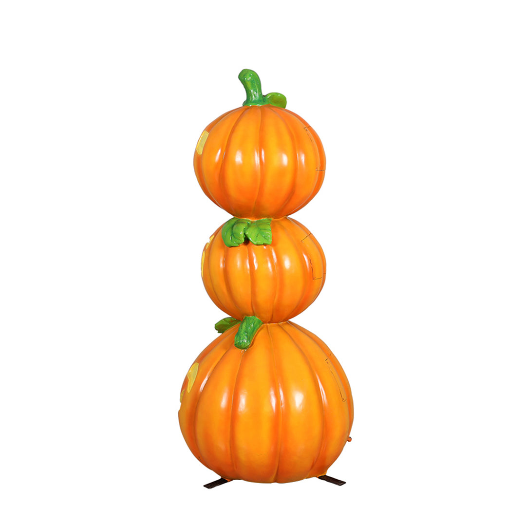 Silly Pumpkin Stack for Unique Halloween Decor