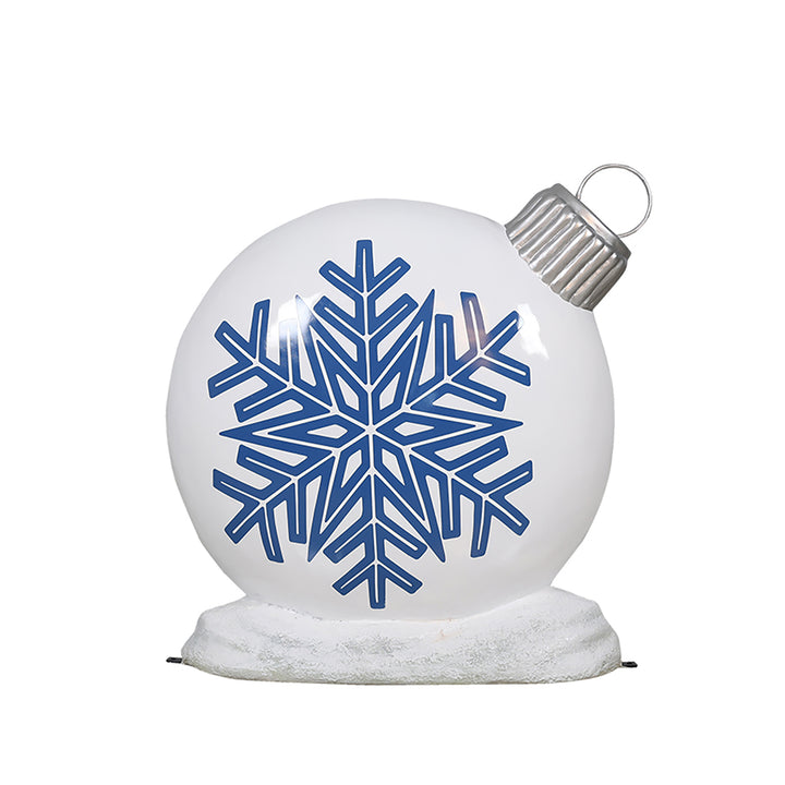 Flat Snowflakes Ornament