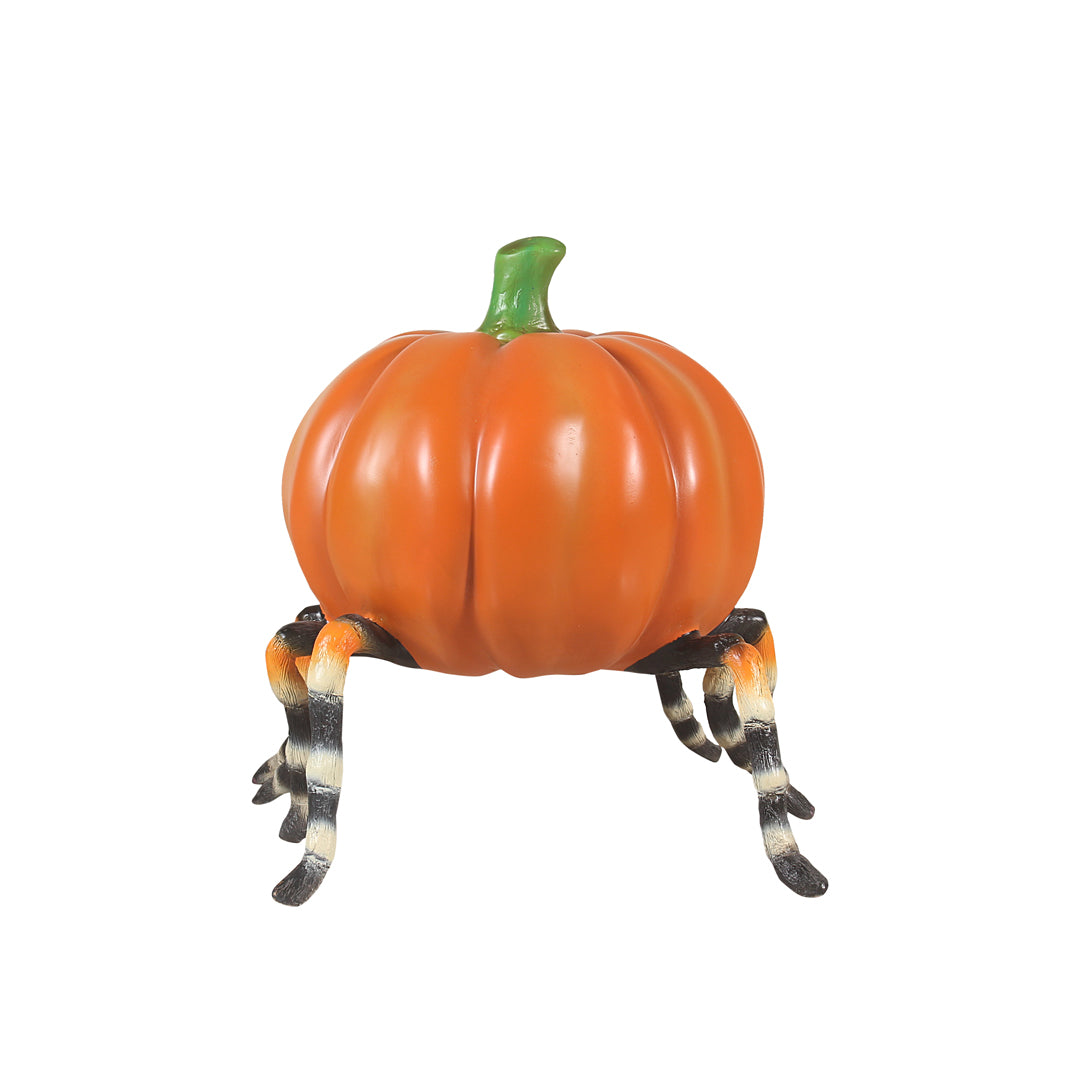 spider pumpkin 50cm back view