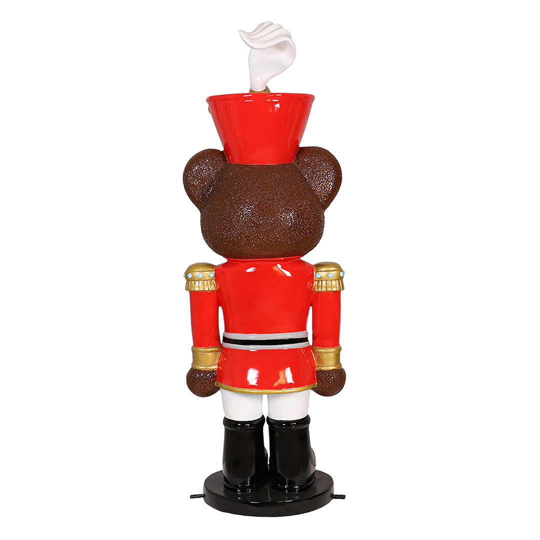 Nutcracker Teddy Bear Christmas Statue