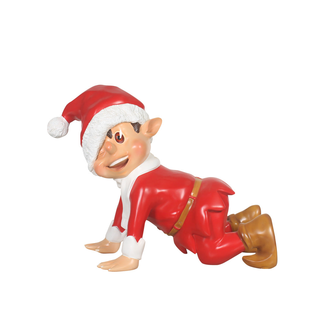 Crawling Santa Elf