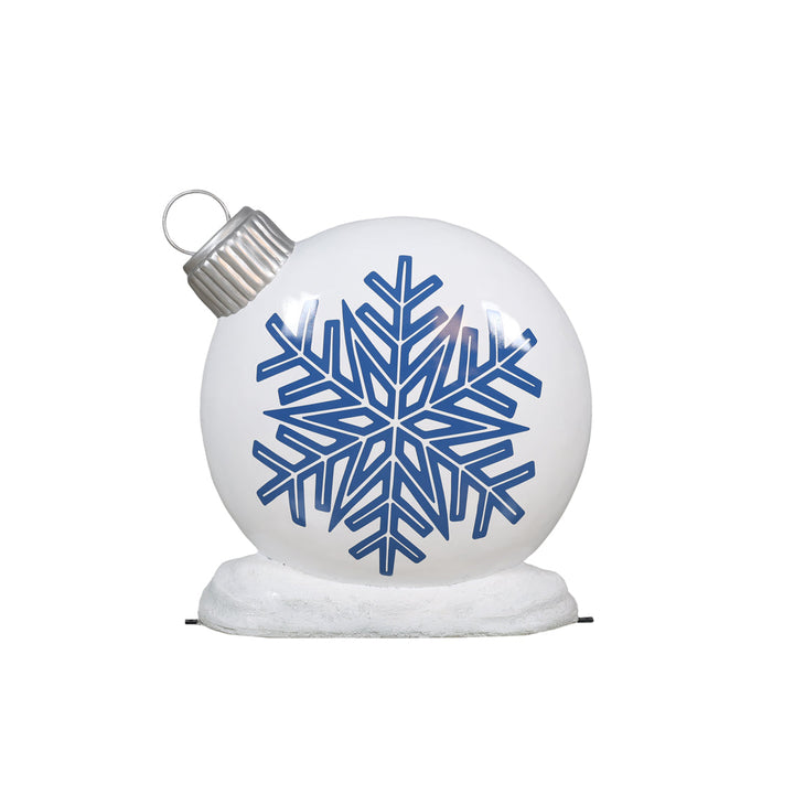 Flat Snowflakes Ornament