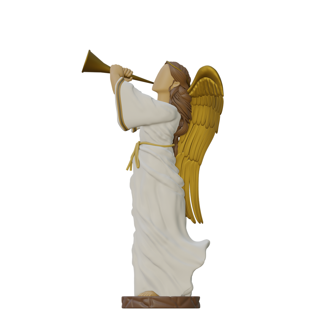 Angel Playing Trumpet