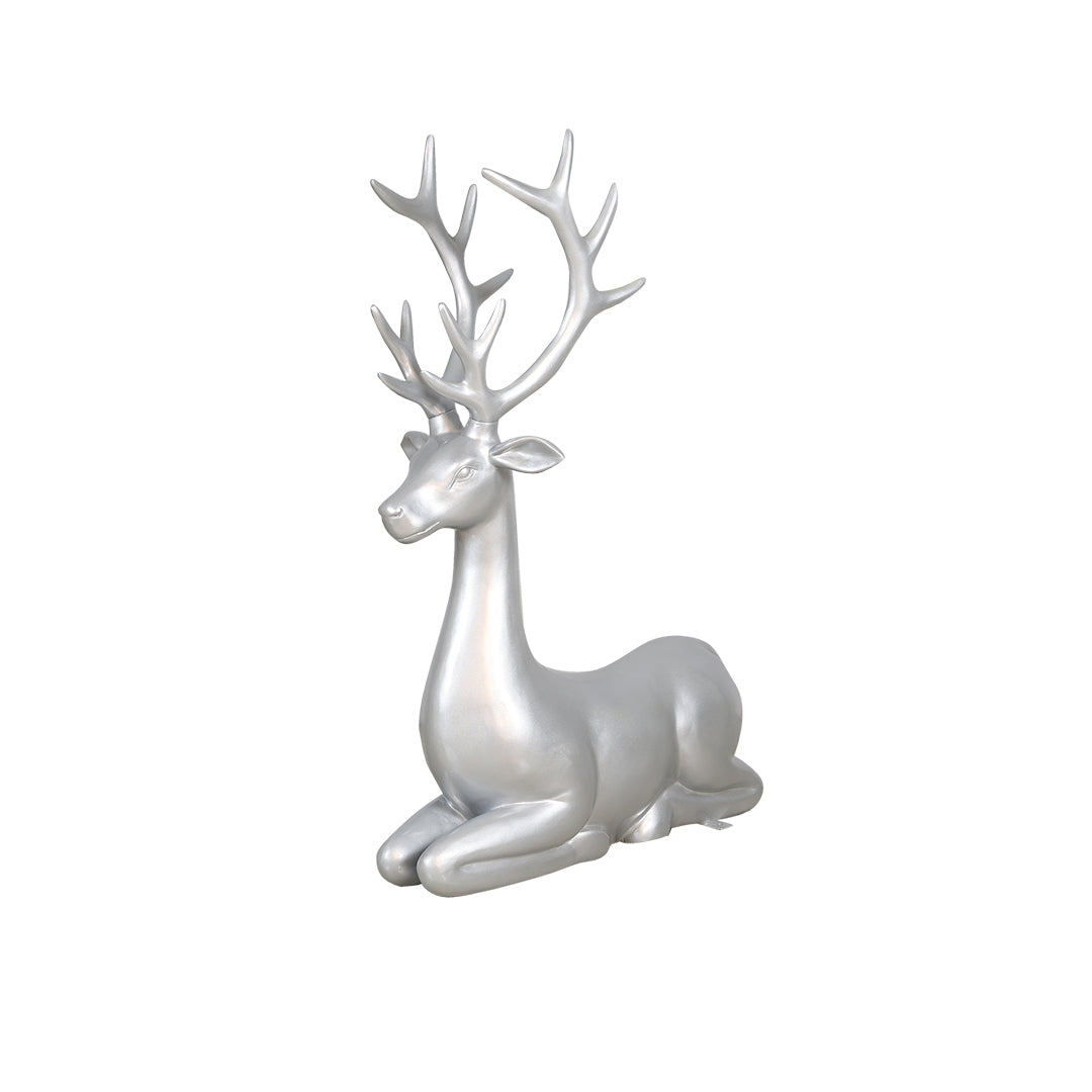 Stag Sitting (Silver)