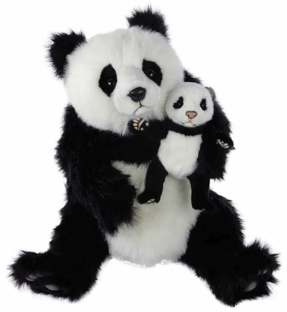 (A) Panda Mama with Baby 65cmH