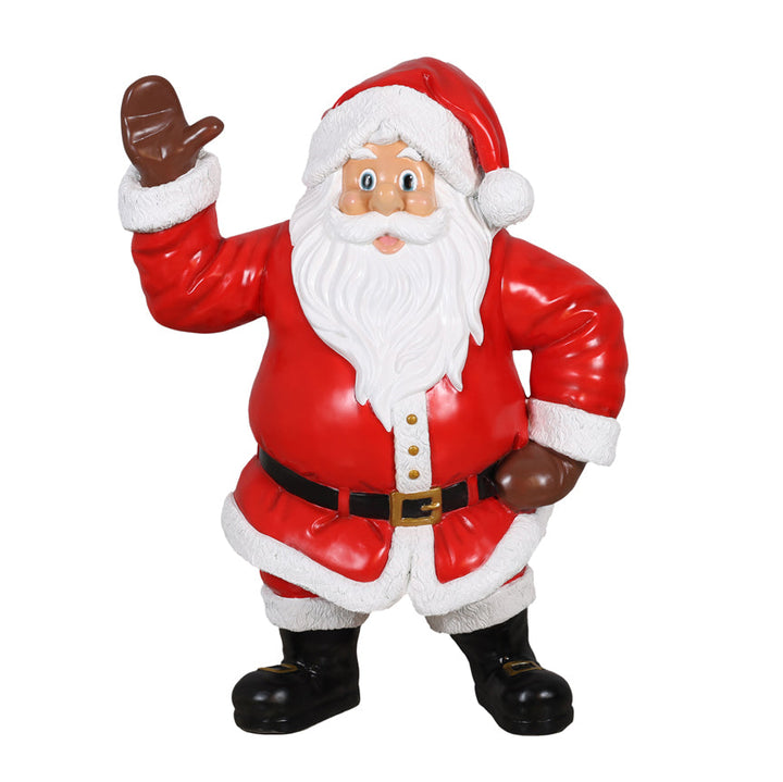 56-inch Life-Size Santa Statue