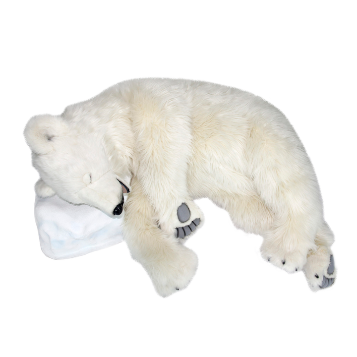 Animatronic Sleeping Polar Bear 38cm 