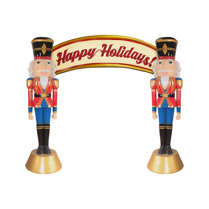 Christmas Nutcracker Archway red and blue