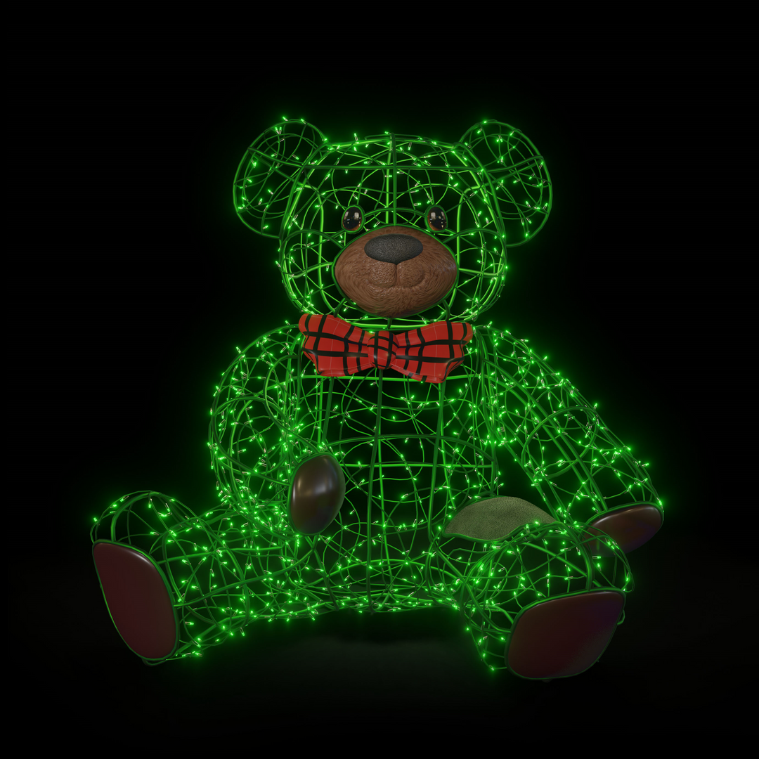 Glowing Teddy Bear GReen