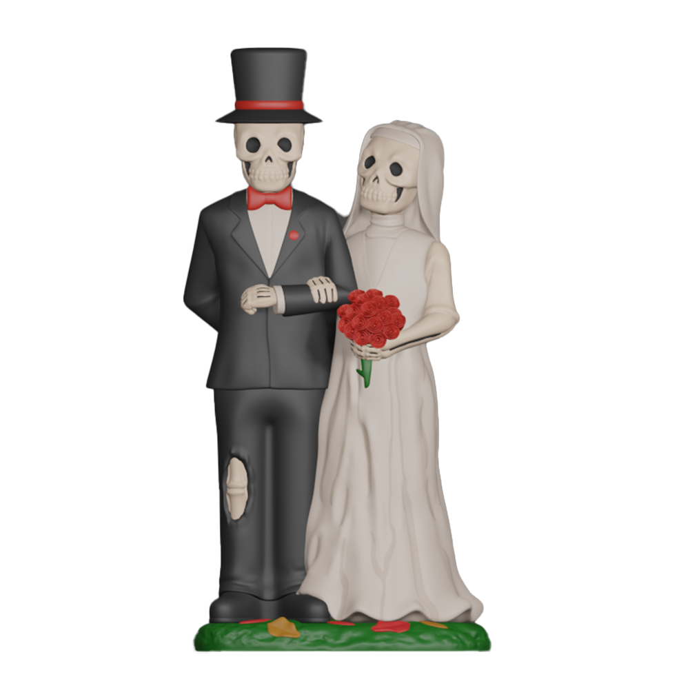 Married Couple Skeleton